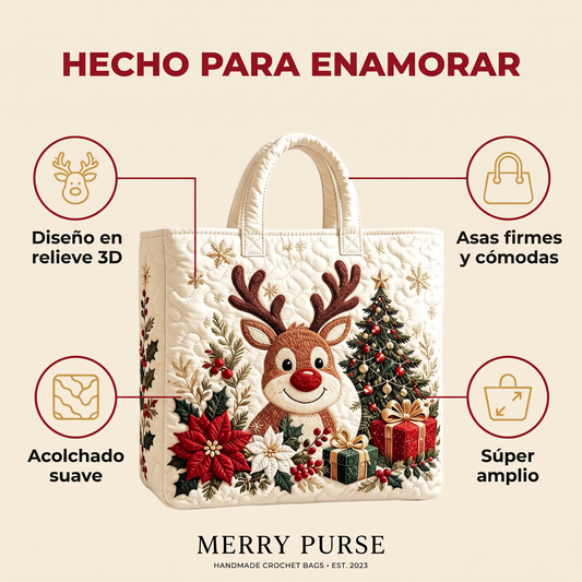 Medidas del bolso Merry Purse: 43 x 40 x 10 cm